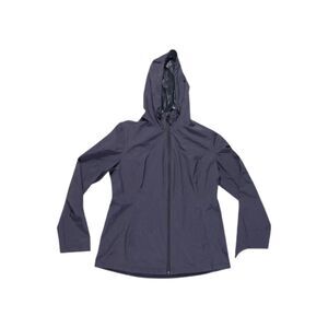 HFX Lightweight Running Outdoor Rain Jacket Dark Gray Size M gorpcore sporty